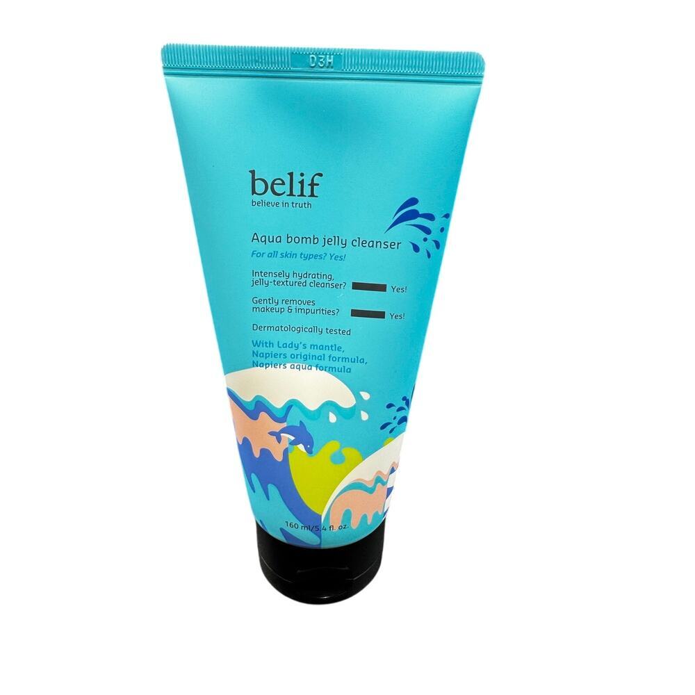 NWT belif Aqua Bomb Jelly Cleaner FULL SIZE 5.4oz NO BOX